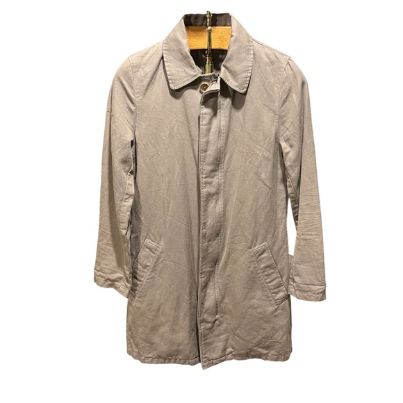 Zadig & Voltaire Other - Zadig & Voltaire Men’s Tan Linen Blend Trench Style Coat